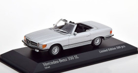 : Закордонні : Зарубежные ^/--/^ Minichamps 1:43  (Limited Edition 1 of 500) Mercedes-Benz 350 SL, R /--/ 107  (1974) silver ^_^^^ Minichamps 1:43 (Limited Edition 1 of 500) Mercedes-Benz 350 SL, R /--/ 107 (1974) silver - фото фото фото