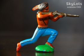 Фігурки, солдатики Фигурки, солдатики ^/--/^ индеец ГДР №022 МИНГ Lisanto ^_^^^ індіанець НДР No /--/ 022 МІНГ Lisanto - фото фото фото
