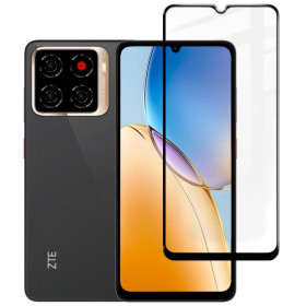 Чохли, бампера Чехлы, бампера ^/--/^ Захисне скло Fiji Premium для ZTE Blade A /--/ 56 повне проклеювання Anti-Static чорний ^_^^^ Защитное стекло Fiji Premium для ZTE Blade A /--/ 56 полное проклеивание Anti-Static черный - фото фото фото