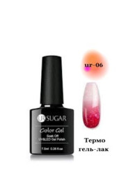 Лаки Лаки ^/--/^ Термо гель-лак для ногтей с глиттером UR Sugar ^_^^^ Термо гель-лак для нігтів з гліттером UR Sugar - фото фото фото