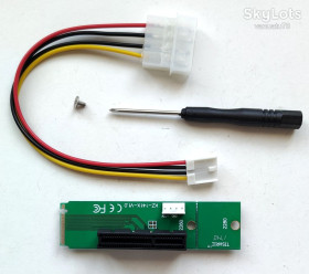 Аксесуари Аксессуары ^/--/^ Переходник с M.2 на слот PCI-E x /--/ 4  (KZ-141 /--/ X-V /--/ 1.0) ^_^^^ Перехідник з M.2 на слот PCI-E x /--/ 4 (KZ-141 /--/ X-V /--/ 1.0) - фото фото фото