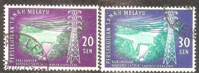 Інші країни Другие страны ^/--/^ Малайская федерация 1963 Sc.114-115 гаш. ПОЛНАЯ серия ^_^^^ Малайська федерація 1963 Sc.114-115 гаш. Повна серія - фото фото фото