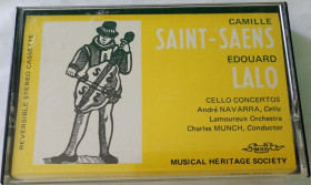 Касети Кассеты ^/--/^ Camille Saint-Saens / Edouard Lalo / Andre Navarra- Cello Concertos. Cassette US - фото фото фото