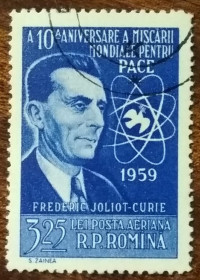 Румунія Румыния ^/--/^ Румыния Фредерик Жолио-Кюри 1959 ^_^^^ Румунія Фредерік Жоліо-Кюрі 1959 - фото фото фото