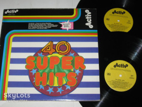 Платівки Пластинки ^/--/^ Альбом  (2 пластинки) 40 Super Hits - Mamma Mia * Charly Brown * Lady Bump * Santa Lucia * Mississippi  (Activ) ^_^^^ Альбом (2 платівки) 40 Super Hits - Mamma Mia * Charly Brown * Lady Bump * Santa Lucia * Mississippi (Activ) - фото фото фото