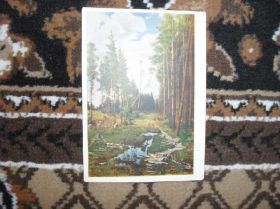 СРСР СССР ^/--/^ Саврасов А.К. `Просека в сосновом лесу` 1956 /--/ г. ^_^^^ Саврасов А.К. "Просіка в сосновому лісі" 1956 /--/ р. - фото фото фото