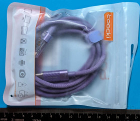 Кабелі Кабели ^/--/^ Кабель для потужної зарядки  Toocki 2 /--/ m 100 /--/ Вт Type-C Type-C PD /--/ 3.0 2338 ^_^^^ Кабель для мощной зарядки Toocki 2 /--/ m 100 /--/ Вт Type-C Type-C PD /--/ 3.0 2338 - фото фото фото