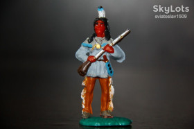 Фігурки, солдатики Фигурки, солдатики ^/--/^ индеец Texas на подставке Timpo 52-54 /--/ мм ^_^^^ Texas на підставці Timpo 52-54 мм - фото фото фото