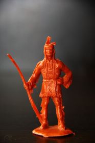 Фігурки, солдатики Фигурки, солдатики ^/--/^ индеец    (DOMPLAST) ФРГ 54 /--/ мм ^_^^^ індіанець (DOMPLAST) ФРН 54 мм - фото фото фото
