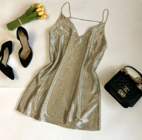 Сукні Платья ^/--/^ Сукня Золото. Новорічна. River Island. S/M розмір. ^_^^^ Платье Золото. Новогодняя. River Island. S/M размер. - фото фото фото
