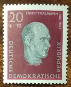 НДР, ФРН ГДР, ФРГ ^/--/^ ГДР Эрнст Талман 1958 ^_^^^ НДР Ернст Талман 1958 - фото фото фото