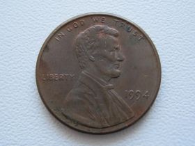 Обігові Обиходные ^/--/^ США 1 цент 1994 года 21530 ^_^^^ США 1 цент 1994 року 21530 - фото фото фото