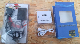 Кабелі та перехідники Кабели и переходники ^/--/^ Конвертеры видеосигнала HDMI to VGA      (б/у, рабочие) ^_^^^ Конвертери відеосигналу HDMI to VGA (б/у, робочі) - фото фото фото