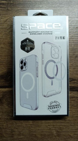 Чохли, бампера Чехлы, бампера ^/--/^ Чехол SPACE /--/ 2 Support Magnetic Wireless Charge для iPhone 14 Pro Max ^_^^^ SPACE /--/ 2 Support Magnetic Wireless Charge для iPhone 14 Pro Max - фото фото фото