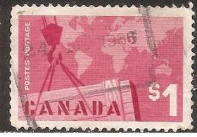 Північна Америка Северная Америка ^/--/^ Канада 1963 Sc.411 гаш. - фото фото фото