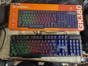 Клавіатури Клавиатуры ^/--/^ Игровая клавиатура с подсветкой RGB GamePro GK /--/ 380 USB № 25150832 ^_^^^ Ігрова клавіатура з підсвічуванням RGB GamePro GK /--/ 380 USB No 25150832 - фото фото фото