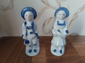Статуетки, Скульптури, Фігурки, Фарфор Статуэтки, Скульптуры, Фигурки, Фарфор ^/--/^ Статуэтки Венгрия. 2 шт. 15,5 см. ^_^^^ Статуетка Дівчина з глечиком. Угорщина. - фото фото фото