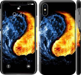 Чохли, бампера Чехлы, бампера ^/--/^ Чехол на iPhone XS Инь-Янь 1670 /--/ m-1583 - фото фото фото