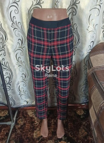 Штани Брюки ^/--/^ Теплі стрейтчеві штани в клітинку river island ^_^^^ Теплые стрейтчевые штаны в клетку river island - фото фото фото