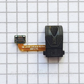 Роз'єми, гнізда Разъемы, гнезда ^/--/^ Роз&amp;#039;єм навушників Samsung J /--/ 250 /--/ F Galaxy J /--/ 2 2018 (handsfree) зі шлейфом оригінал з розборки ^_^^^ Роз&amp;#039;ем наушников Samsung J /--/ 250 /--/ F Galaxy J /--/ 2 2018 (handsfree) со шлейфом оригинал из разборки - фото фото фото