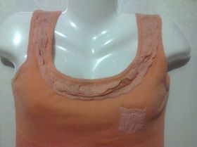 Майки Майки ^/--/^ Майка DENIM CO  (размер 14/40/42) с кружевом   (49) ^_^^^ Майка DENIM CO (розмір 14/40/42) з мережевим (49) - фото фото фото