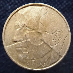 Бельгія Бельгия ^/--/^ Бельгія 5 франків, 1986 ^_^^^ Бельгия 5 франков, 1986 - фото фото фото