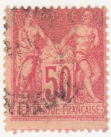 Франція Франция ^/--/^ Франция 1877 г.№ 83 А гашеная ^_^^^ Франція 1877 р. No 83 А гашена - фото фото фото