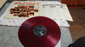 Платівки Пластинки ^/--/^ beatles - second album. красный японский винил 1964 года ^_^^^ beatles - second album. червоний японський вініл 1964 - фото фото фото