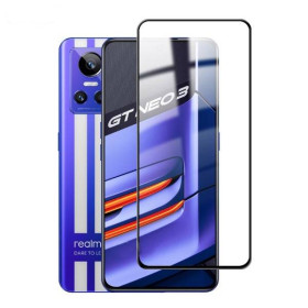 Чохли, бампера Чехлы, бампера ^/--/^ Захисне скло LUX для Realme GT Neo 3 Full Сover чорний 0,3 мм в упаковці ^_^^^ Защитное стекло LUX для Realme GT Neo 3 Full Сover черный 0,3 мм в упаковке - фото фото фото