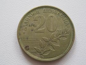 Греція Греция ^/--/^ Греция 20 драхм 1994 года #19253 ^_^^^ Греція 20 драхм 1994 #19253 - фото фото фото