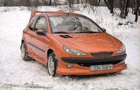Внутрішній Внутренний ^/--/^ Комплект внешнего обвеса Peugeot 206,3 элемента ^_^^^ Комплект зовнішнього обвісу Peugeot 206,3 елемента - фото фото фото