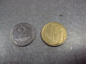 Іспанія Испания ^/--/^ монета испания 5 песет 1999 №8326 ^_^^^ 5 песет 1999 No /--/ 8326 - фото фото фото