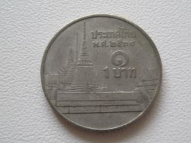 Таїланд Таиланд ^/--/^ Таиланд 1 бат 1991 года 26719 ^_^^^ Таїланд 1 бат 1991 року 26719 - фото фото фото