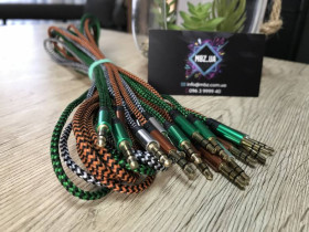 Кабелі Кабели ^/--/^ AUX Аудио-кабель Тканевый Jack 3.5 мм - Jack 3.5 мм ^_^^^ AUX Аудіо-кабель Тканинний Jack 3.5 мм - Jack 3.5 мм - фото фото фото
