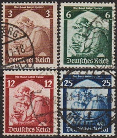 Третій Рейх (-) Третий Рейх (-) ^/--/^ 1935 - Рейх - Повернення Саара Mi.565-68 _14.0 € ^_^^^ 1935 - Рейх - Возвращение Саара Mi.565-68 _14.0 € - фото фото фото