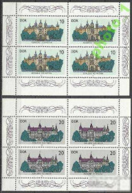 НДР, ФРН ГДР, ФРГ ^/--/^ ГДР 1986 архитектура замки 2 /--/ Клб ^_^^^ НДР 1986 архітектура замки 2 /--/ Клб - фото фото фото