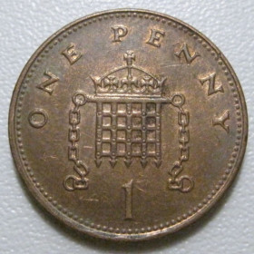 Єлизавета II (після ) Елизавета II (после ) ^/--/^ Велика Британія 1 пенні 1998 року 41565 ^_^^^ Великобритания 1 пенни 1998 года 41565 - фото фото фото