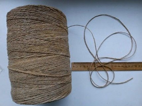 Пряжа Пряжа ^/--/^ шпагат шнур веревка джут для рукоделия. поделок, цена 52 грн за 100 грамм ^_^^^ Шпагат шнур мотузка конопляна - фото фото фото