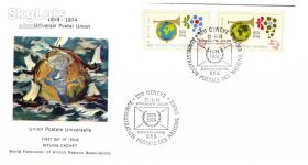 Європа Европа ^/--/^ Флот .  ООН / UN  - Женева - 1974 г - КПД СГ -  парусники - УПУ / UPU ^_^^^ Флот . ООН / UN - Женева - 1974 р - ККД СГ - вітрильники - УПУ / UPU - фото фото фото