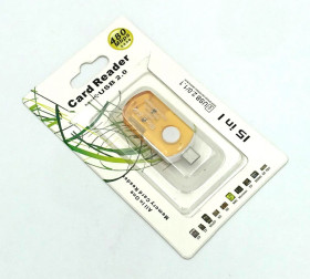 Інше Другое ^/--/^ Картридер CR-005 USB + OTG Micro SD Yellow ^_^^^ CR-005 USB + OTG Micro SD Yellow - фото фото фото