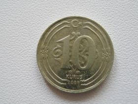 Туреччина Турция ^/--/^ Турция 10 куруш 2009 года 14870 ^_^^^ Туреччина 10 куруш 2009 року 14870 - фото фото фото