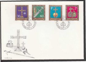 Європа Европа ^/--/^ Лихтенштейн 1975 АРТЕФАКТЫ ДРАГОЦЕННЫЕ КАМНИ МЕЧ КРЕСТ МУЗЕЙ ЭКСПОНАТЫ РЕЛИГИЯ КПД Mi.625-628 Є6 ^_^^^ Лихтенштейн 1975 АРТЕФАКТЫ ДРАГОЦЕННЫЕ КАМНЫ МЕЧ КРЕСТ МУЗЕЙ ЭКСПОНАТЫ РЕЛИГИЯ КПД Mi.625-628 Е /--/ 6 - фото фото фото