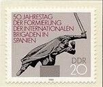 Інше Другое ^/--/^ ГДР 50-летие интернациональной бригады в Испании 1986 ^_^^^ НДР 50-річчя міжнародної бригади в Іспанії 1986 - фото фото фото