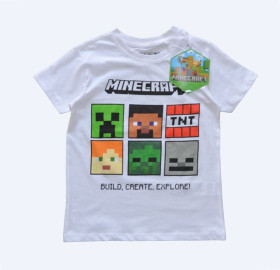 Футболки, майки Футболки, майки ^/--/^ Біла футболка minecraft sinsay на хлопчика 7 років ^_^^^ Белая футболка minecraft sinsay на мальчика 7 лет - фото фото фото