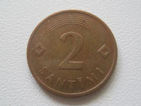 Латвія Латвия ^/--/^ Латвия 2 сантима 1992 года 29938 ^_^^^ Латвія 2 сантима 1992 року 29938 - фото фото фото
