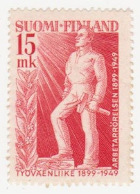 Скандинавія Скандинавия ^/--/^ Финляндия 1949 г. № 378 ** ^_^^^ Фінляндія 1949 No 378 ** - фото фото фото