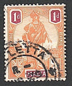 Мальта Мальта ^/--/^ Мальта  (1922) Британская колония. Аллегория ^_^^^ Мальта (1922) Британська колонія. Алегорія - фото фото фото