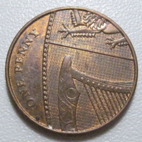 Єлизавета II (після ) Елизавета II (после ) ^/--/^ Велика Британія 1 пенні 2010 року 43244 ^_^^^ Великобритания 1 пенни 2010 года 43244 - фото фото фото