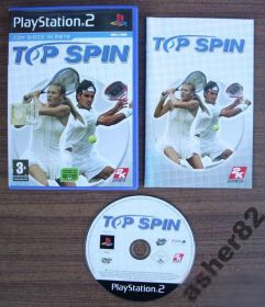 Диски з відеоіграми Диски с видеоиграми ^/--/^ Игра на PS /--/ 2 &amp;quot;Top Spin&amp;quot;       (PAL) ^_^^^ Гра на PS /--/ 2 &amp;quot;Top Spin &amp;quot; (PAL) - фото фото фото