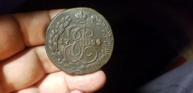 - (Катерина II) - (Екатерина II) ^/--/^ 5 КОПЕЕК 1784  К М  . в коллекцию. ^_^^^ 5 КОПЕЕК 1784 К М. в колекцію. - фото фото фото